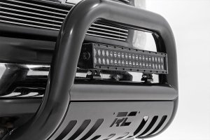 LED Light Bar - Rough Country - Dual Row - Black
